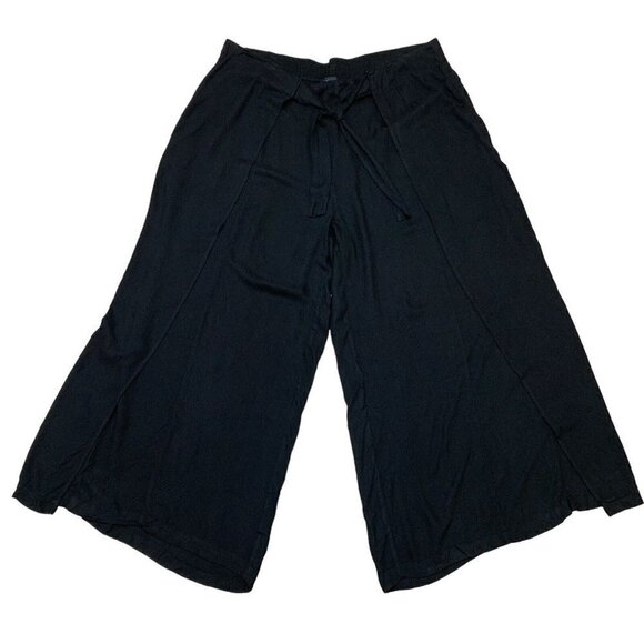 Torrid Women's 4X Pull-On Tie Front Pant Wide Leg Stretch Crepe High-Rise NWT - Picture 5 of 9